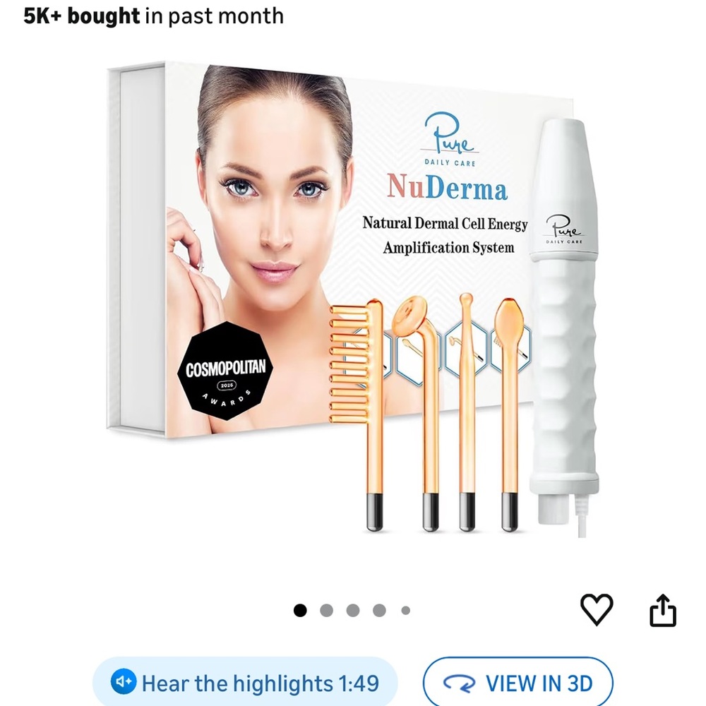 NuDerma Natural Dermal Cell Energy Amplification System